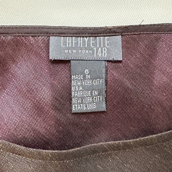 Lafayette 148 beaded linen top - Picture 11 of 13